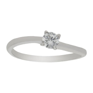 SORTIJA ORO BLANCO 18KL DIAMANTE - Números: nº 20 