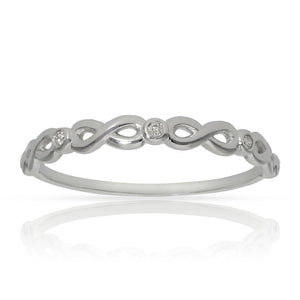 SORTIJA ORO BLANCO 18KL DIAMANTES INFINITOS - Números: nº 14 