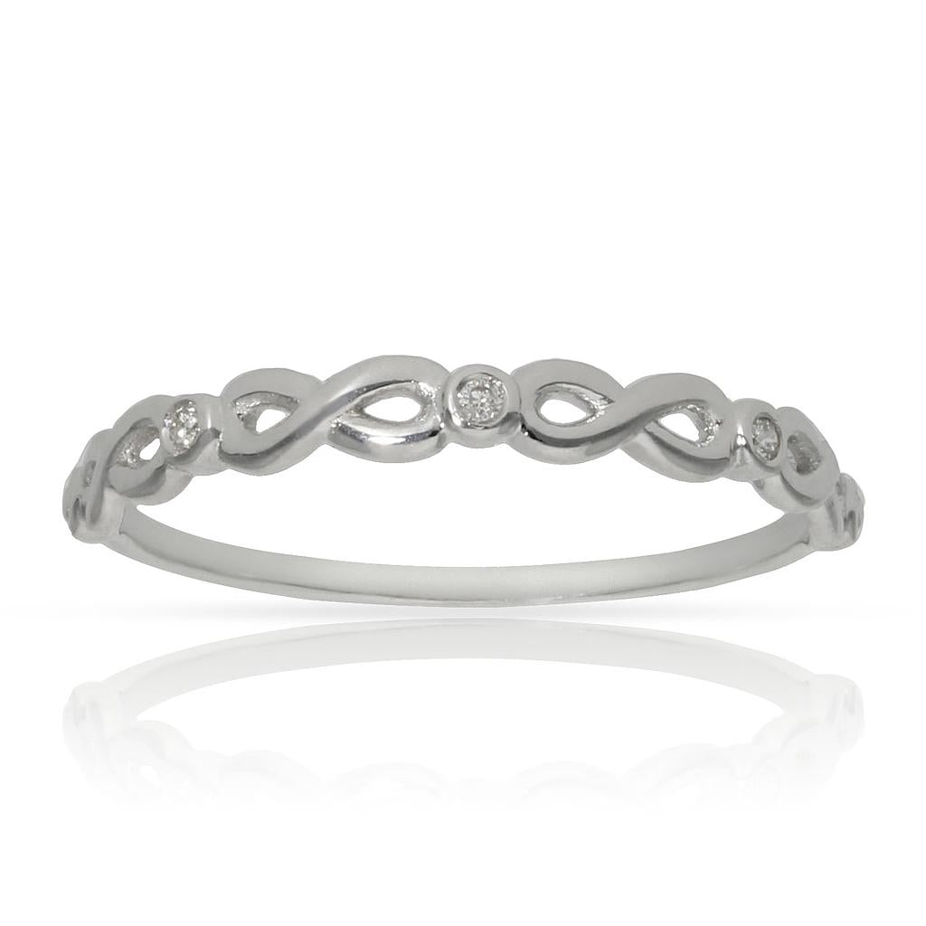 SORTIJA ORO BLANCO 18KL DIAMANTES INFINITOS - Números: nº 15 