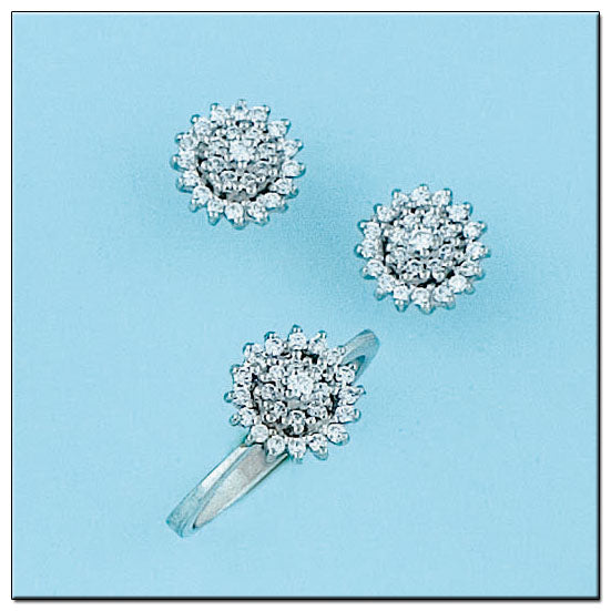 SORTIJA ORO BLANCO 18KL DIAMANTES - Números: nº 10 