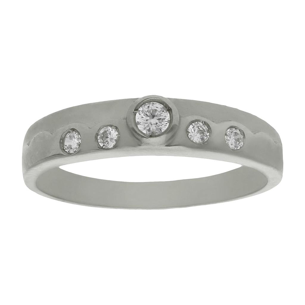 SORTIJA ORO BLANCO 18KL DIAMANTES - Números: nº 10 