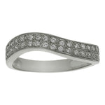 SORTIJA ORO BLANCO 18KL DIAMANTES - Números: nº 10 
