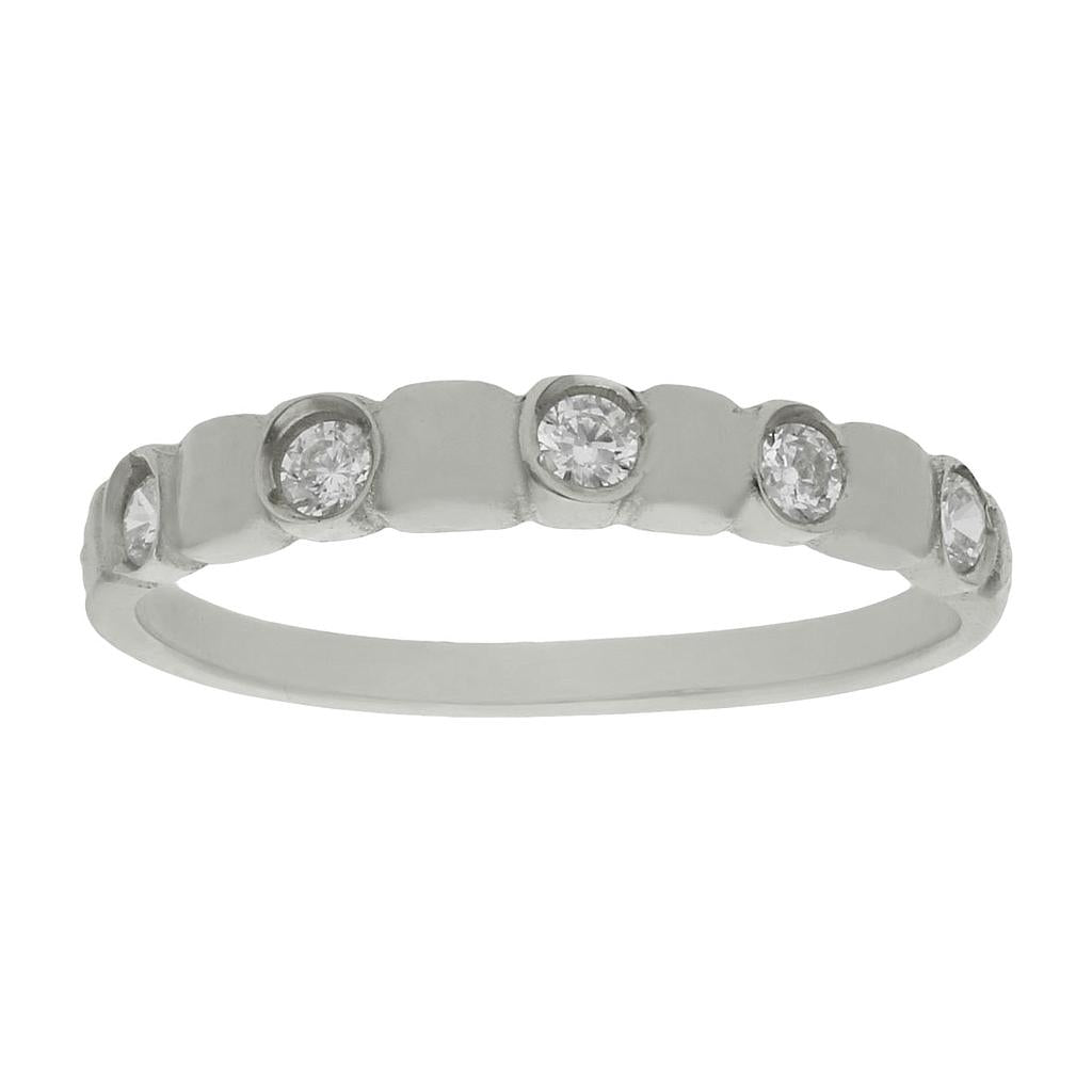 SORTIJA ORO BLANCO 18KL DIAMANTES - Números: nº 12 