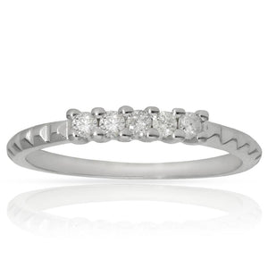 SORTIJA ORO BLANCO 18KL DIAMANTES - Números: nº 12 