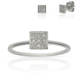 SORTIJA ORO BLANCO 18KL DIAMANTES - Números: nº 12 