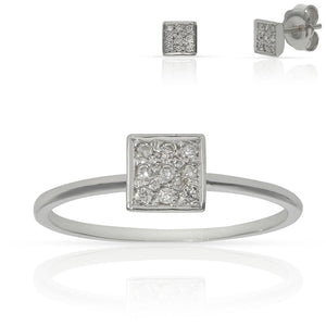 SORTIJA ORO BLANCO 18KL DIAMANTES - Números: nº 12 