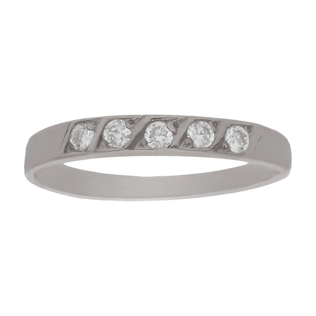 SORTIJA ORO BLANCO 18KL DIAMANTES - Números: nº 13 