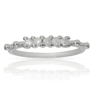 SORTIJA ORO BLANCO 18KL DIAMANTES - Números: nº 13 