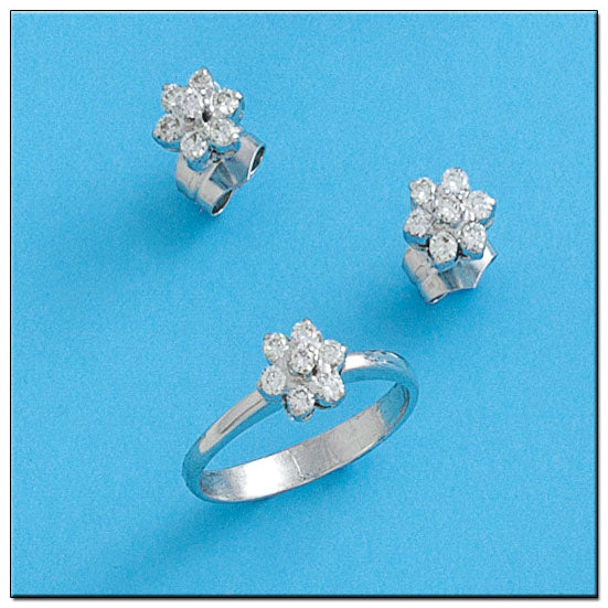 SORTIJA ORO BLANCO 18KL DIAMANTES - Números: nº 13 