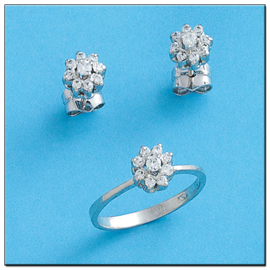 SORTIJA ORO BLANCO 18KL DIAMANTES - Números: nº 13 