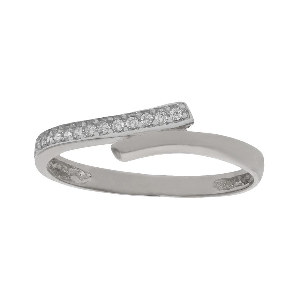 SORTIJA ORO BLANCO 18KL DIAMANTES  - Números: nº 14 