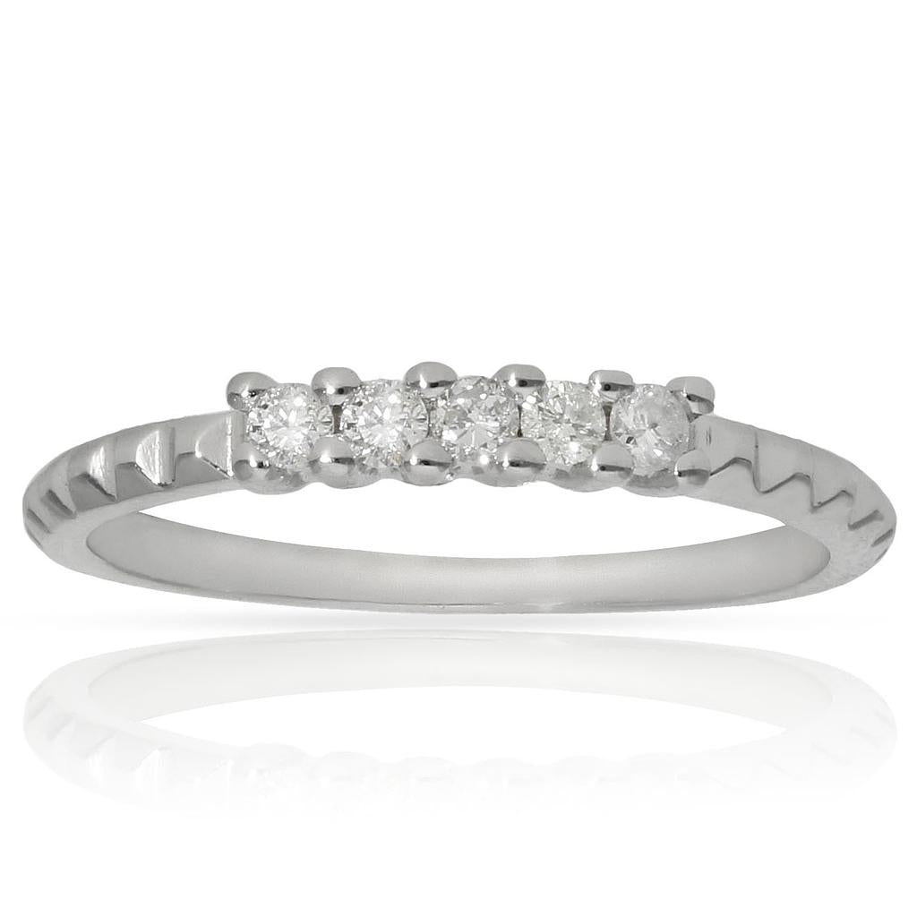SORTIJA ORO BLANCO 18KL DIAMANTES - Números: nº 14 
