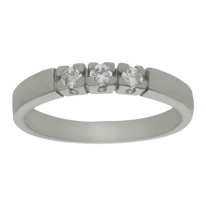 SORTIJA ORO BLANCO 18KL DIAMANTES - Números: nº 14 