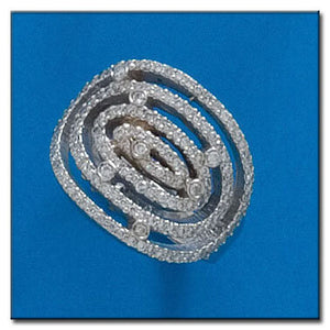 SORTIJA ORO BLANCO 18KL DIAMANTES - Números: nº 15 