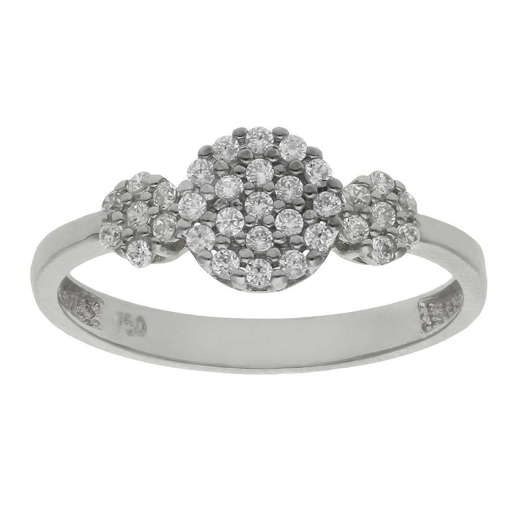 SORTIJA ORO BLANCO 18KL DIAMANTES - Números: nº 15 