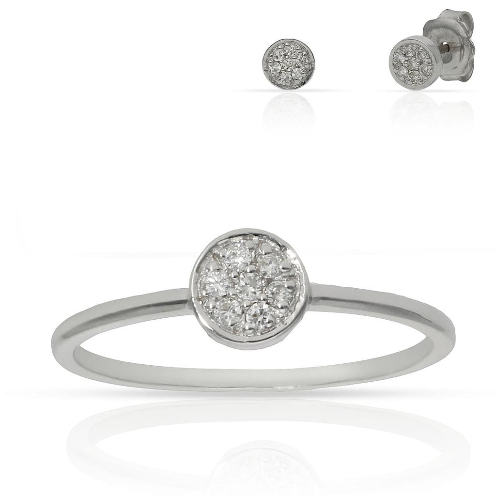 SORTIJA ORO BLANCO 18KL DIAMANTES - Números: nº 16 