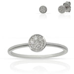 SORTIJA ORO BLANCO 18KL DIAMANTES - Números: nº 16 