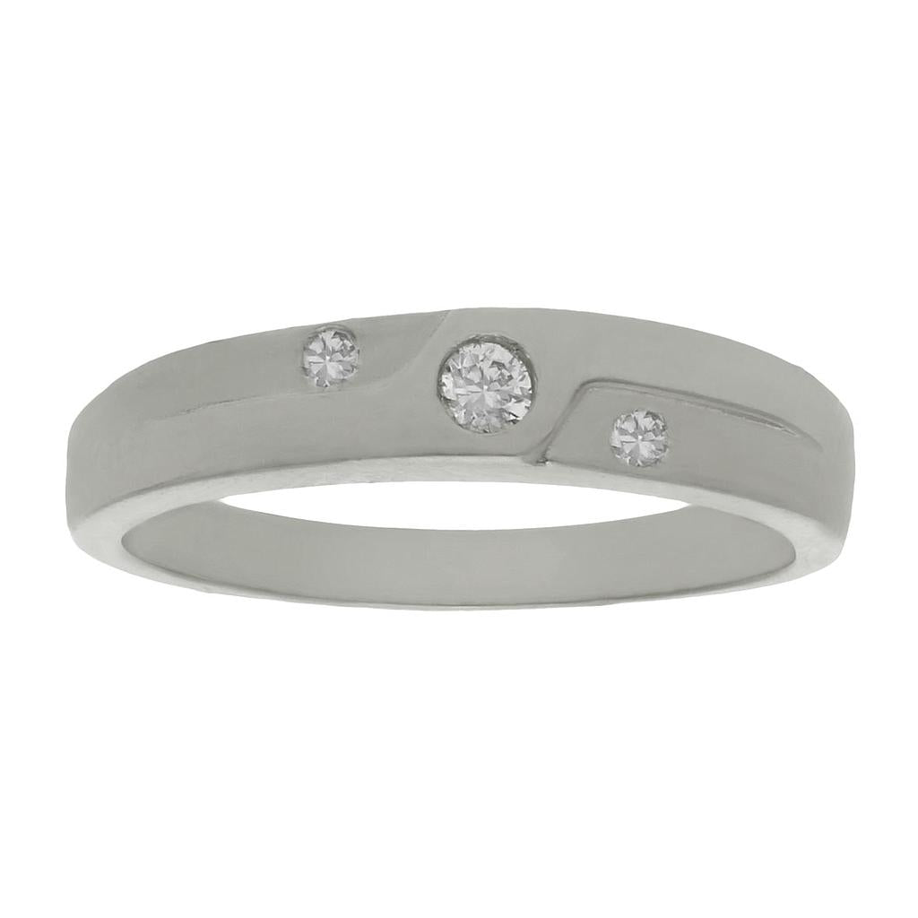 SORTIJA ORO BLANCO 18KL DIAMANTES - Números: nº 18 