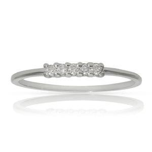 SORTIJA ORO BLANCO 18KL DIAMANTES - Números: nº 18 