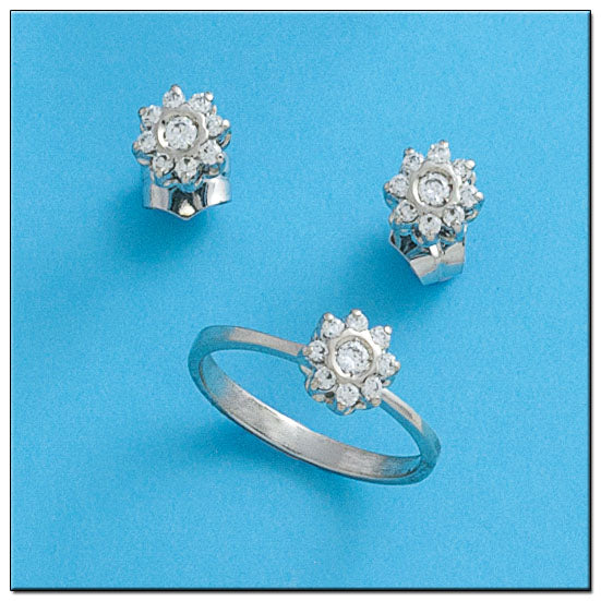 SORTIJA ORO BLANCO 18KL DIAMANTES - Números: nº 18 