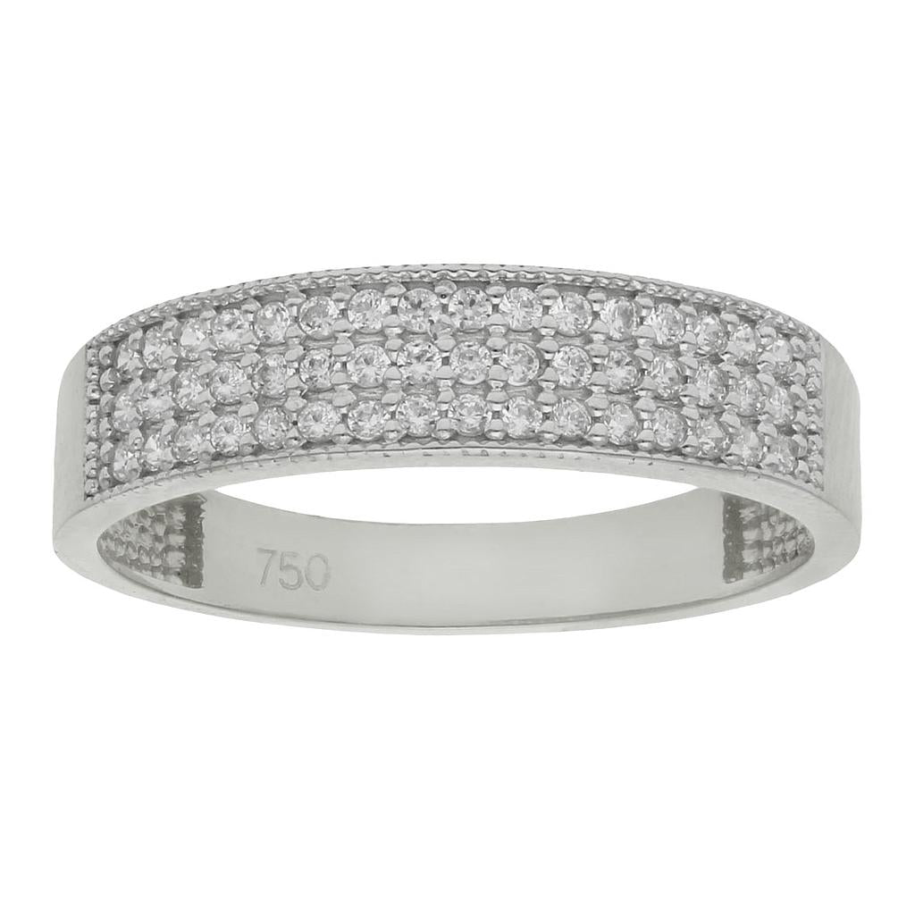 SORTIJA ORO BLANCO 18KL DIAMANTES - Números: nº 19 