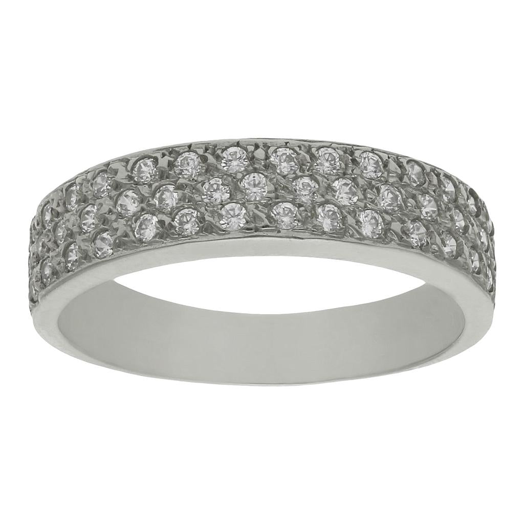 SORTIJA ORO BLANCO 18KL DIAMANTES - Números: nº 19 