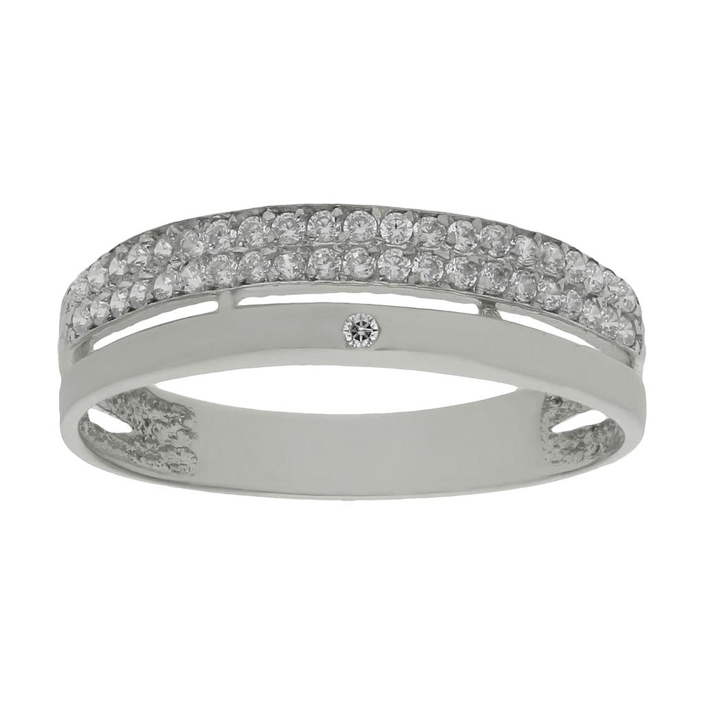 SORTIJA ORO BLANCO 18KL DIAMANTES - Números: nº 20 