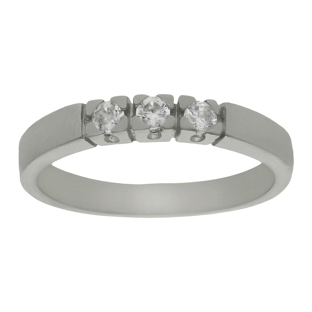 SORTIJA ORO BLANCO 18KL DIAMANTES - Números: nº 20 