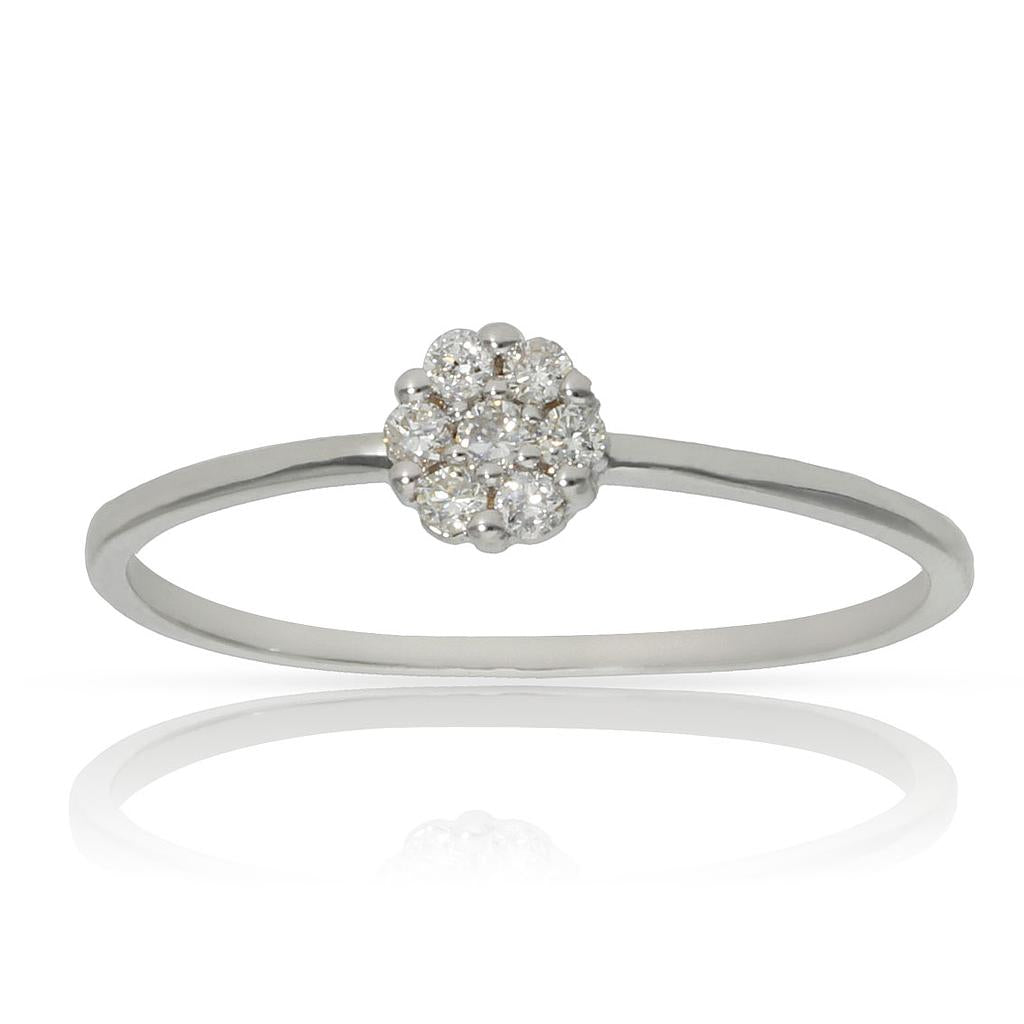 SORTIJA ORO BLANCO 18KL DIAMANTES - Números: nº 20 
