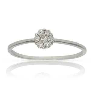 SORTIJA ORO BLANCO 18KL DIAMANTES - Números: nº 20 