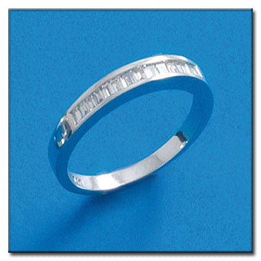 SORTIJA ORO BLANCO 18KL DIAMANTES - STOCK - Números: nº 10 