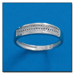 SORTIJA ORO BLANCO 18KL DIAMANTES - STOCK - Números: nº 13 