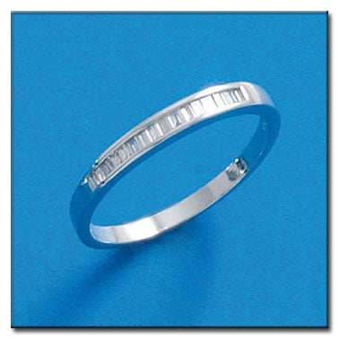 SORTIJA ORO BLANCO 18KL DIAMANTES - STOCK - Números: nº 15 