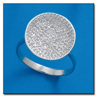 SORTIJA ORO BLANCO 18KL DIAMANTES - STOCK - Números: nº 17 