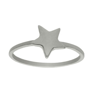 SORTIJA ORO BLANCO 18KL ESTRELLA - Números: nº 13 