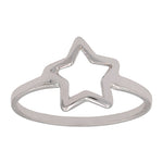 SORTIJA ORO BLANCO 18KL ESTRELLA - Números: nº 13 