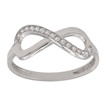 SORTIJA ORO BLANCO 18KL INFINITO CIRCONITAS - Números: nº 14 