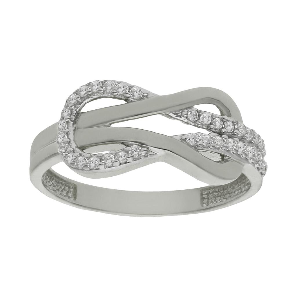 SORTIJA ORO BLANCO 18KL INFINITO CIRCONITAS - Números: nº 15 