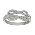SORTIJA ORO BLANCO 18KL INFINITO CIRCONITAS - Números: nº 17 