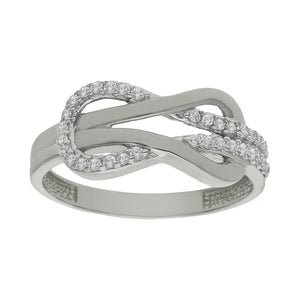 SORTIJA ORO BLANCO 18KL INFINITO CIRCONITAS - Números: nº 17 
