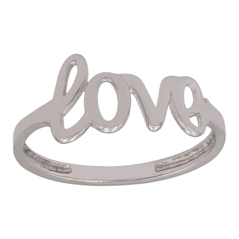SORTIJA ORO BLANCO 18KL LOVE - Números: nº 15 