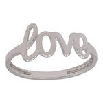 SORTIJA ORO BLANCO 18KL LOVE - Números: nº 15 
