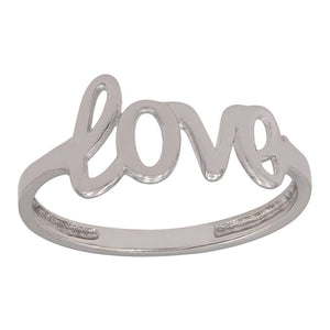 SORTIJA ORO BLANCO 18KL LOVE - Números: nº 15 