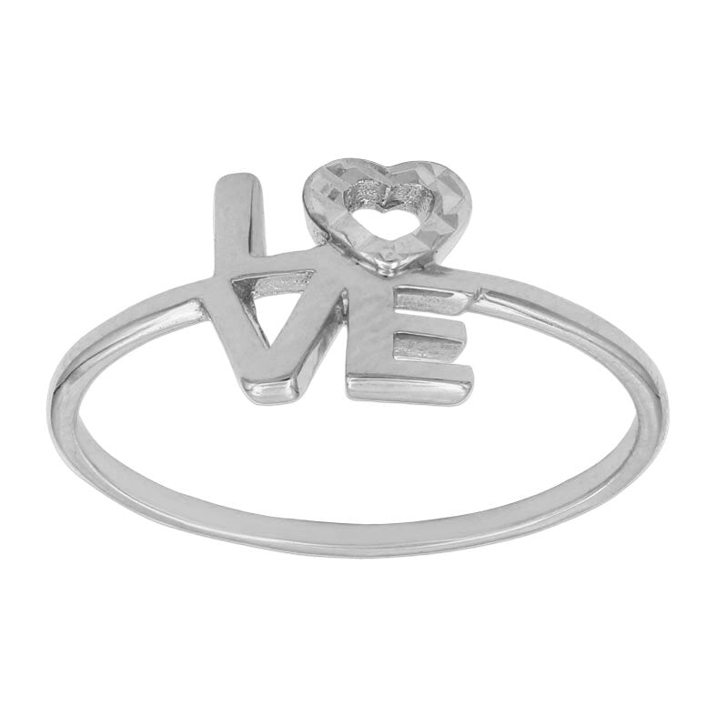 SORTIJA ORO BLANCO 18KL LOVE - Números: nº 15 