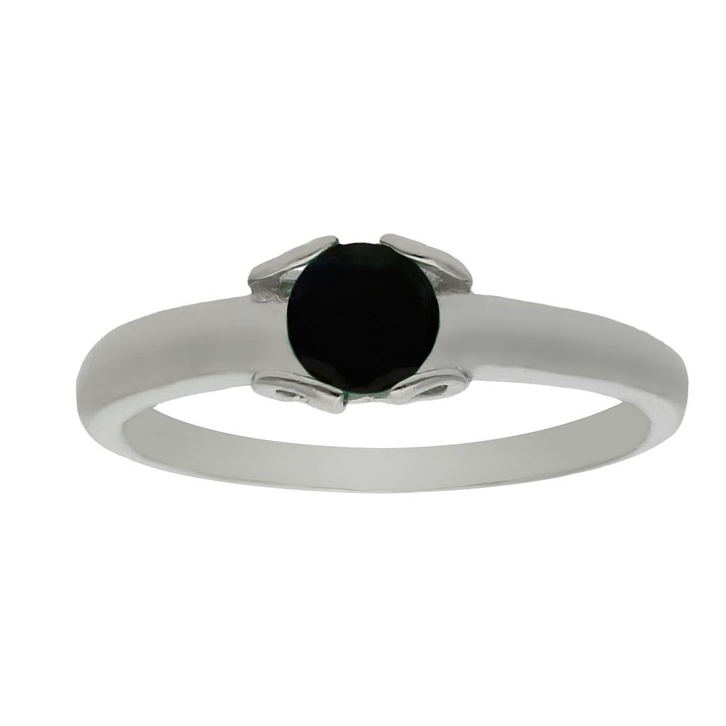 SORTIJA ORO BLANCO 18KL ZAFIRO FINO - Números: nº 14 