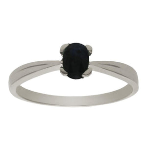 SORTIJA ORO BLANCO 18KL ZAFIRO FINO - Números: nº 17 