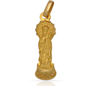VIRGEN DE LA ALMUDENA ORO 18KL  - Peso: 2.65 gr 